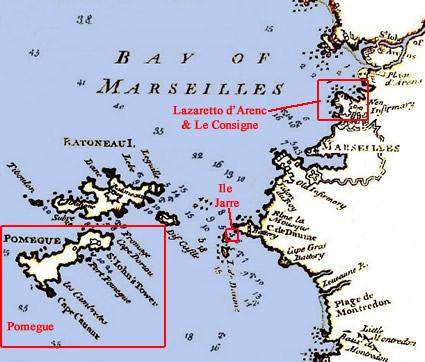 Marseilles and Pomegue Lazaretto